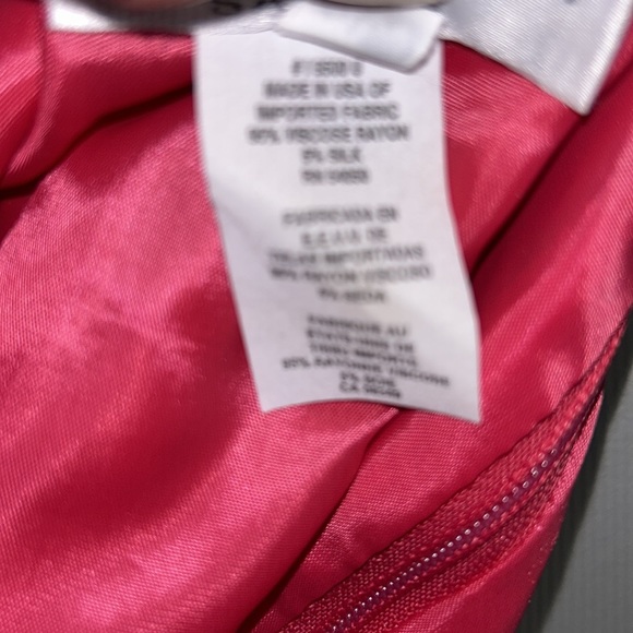 🌻 Rena Rowan for Saville 🛍️ Hot Pink Career Skirt 💞 Size 14W - Picture 8 of 8